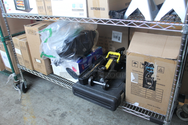 ALL ONE MONEY! Tier Lot of Various BRAND NEW SCRATCH AND DENT! Items Including Ice Maker, Jack, Deluxe Hand Massager and Le'Raze Drinking Glasses - Image 1 of 5