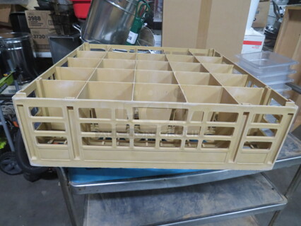 One 25 Hole Yellow Dishwasher Rack.