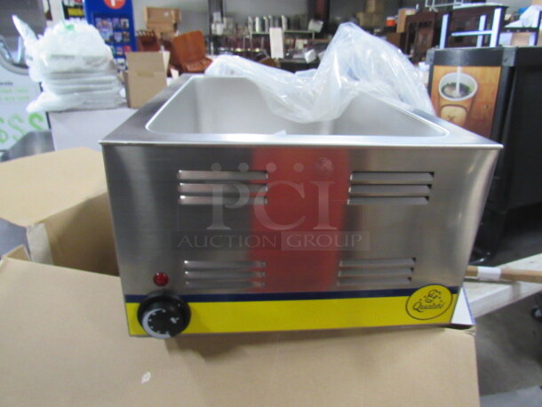 One NEW Qualite Food Warmer. 120 Volt. Model# FW1200WF