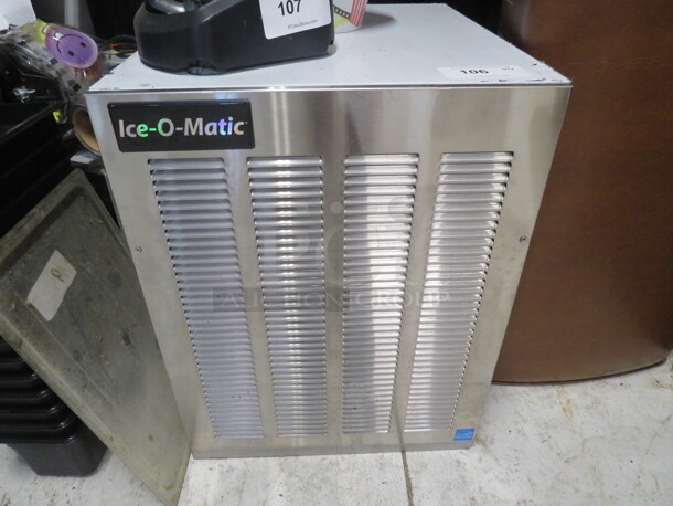 One ICE O MATIC Ice Maker. Model# GEM0650A4. 115 Volt. 21X24X27. $6247.00