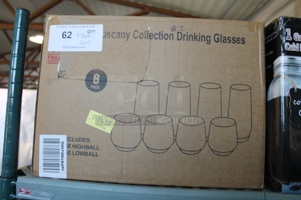 ALL ONE MONEY! Tier Lot of Various BRAND NEW SCRATCH AND DENT! Items Including Glass Storage Jars, Glass Sets and Pillow Massager - Image 3 of 5