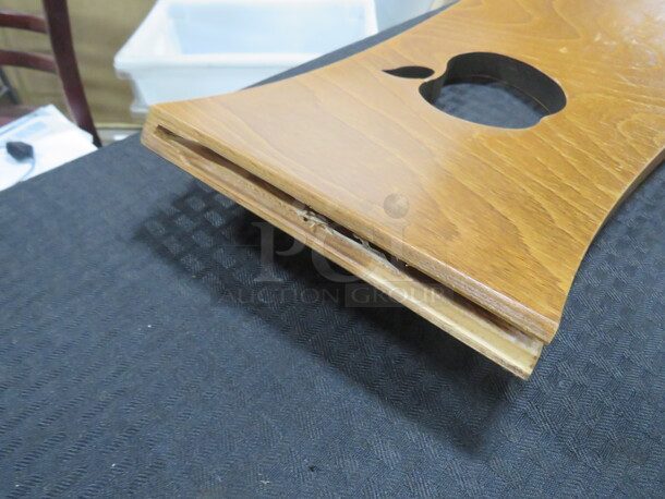 One Lot Of 41 Wooden Chair Backs With Apple Cutout. 14X7 - Image 2 of 2