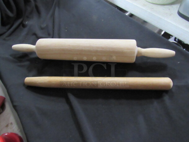 Assorted Wooden Rolling Pin. 2XBID