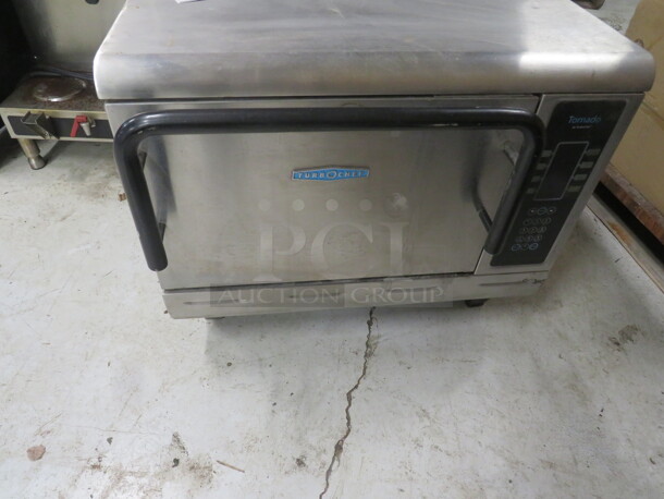One Turbo Chef Tornado Ventless Rapid Cook Oven. Model# NGC. 208/230-240 Volt. 26X28X23. $16,289.00 - Image 1 of 3