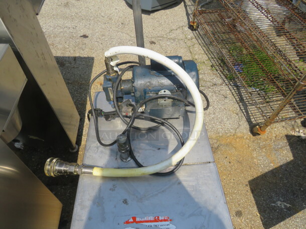 One Oil Filtration System. #402. 120 Volt. Missing 1 Caster. - Image 2 of 3