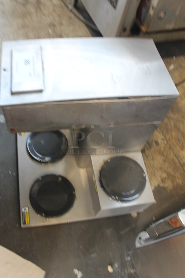 Grindmaster BL-3PW Stainless Steel Commercial Countertop 3 Burner Coffee Machine. 120 Volts, 1 Phase. - Image 6 of 7