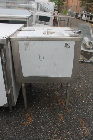 BRAND NEW SCRATCH AND DENT! Stainless Steel Commercial Ice Bin.
