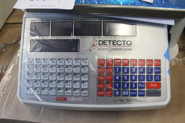 BRAND NEW IN BOX! Detecto DL1060 Metal Commercial Countertop 60 Pound Capacity Food Portioning Scale. Tested and Working! - Image 7 of 7