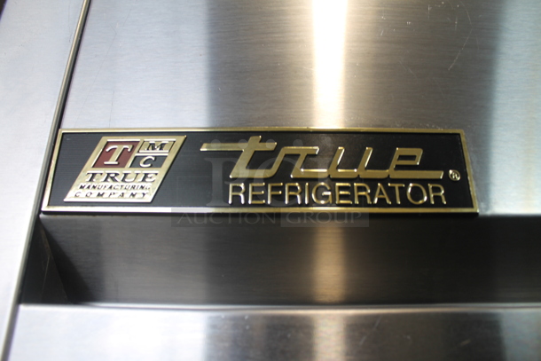 2012 True TG2R-2S Stainless Steel Commercial 2 Door Reach In Cooler w/ Poly Coated Racks on Commercial Casters. 115 Volts, 1 Phase. Tested and Working! - Image 3 of 6