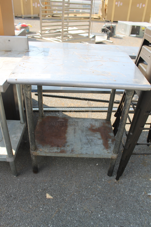 Stainless Steel Commercial Table w/ Under Shelf.