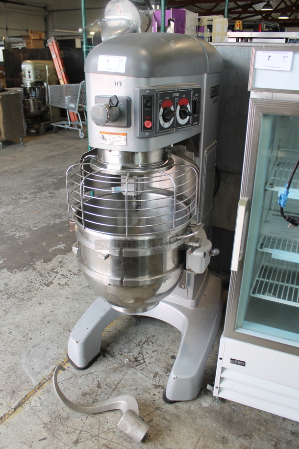 Hobart Legacy HL662 Metal Commercial Floor Style 60 Quart Planetary Dough Mixer w/ Stainless Steel Mixing Bowl, Dough Hook Attachment and Bowl Guard. 200-240 Volts. - Image 2 of 9