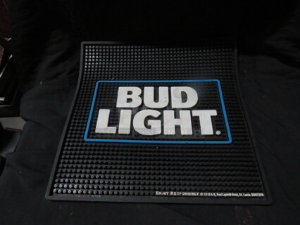 One Bud Light Bar Mat.
