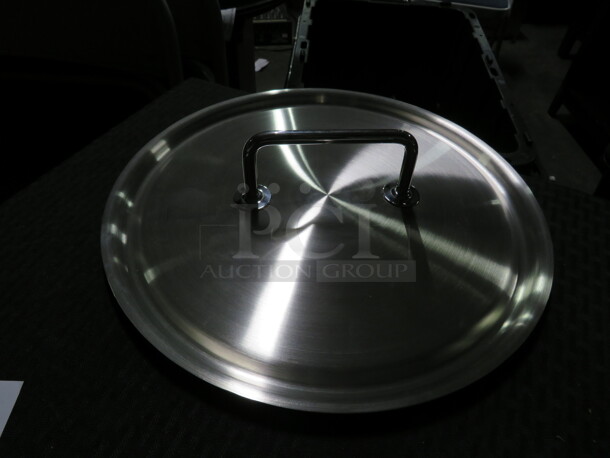 One NEW Vollrath 12.6 Inch Stainless Steel Lid. #47776 - Image 1 of 1