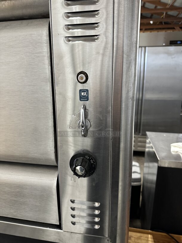 2 2017 Blodgett 1048B Stainless Steel Commercial Natural Gas Powered Single Deck Pizza Ovens w/ Cooking Stones. 2 Times Your Bid! - Image 4 of 12
