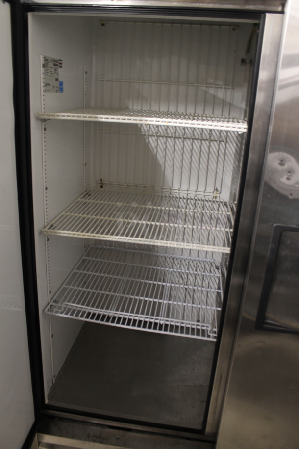 2011 True T-49F-HC Stainless Steel Commercial 2 Door Reach In Freezer w/ Poly Coated Racks on Commercial Casters. 115 Volts, 1 Phase. Tested and Working! - Image 6 of 8