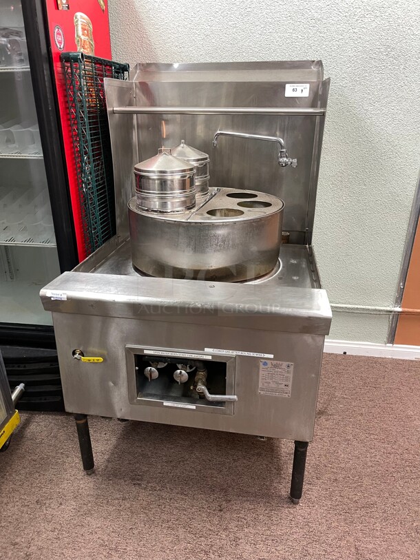 Fully Refurbished! Commercial Chinese Wok Natural Gas Heavy Duty High BTU NSF Tested and Working!