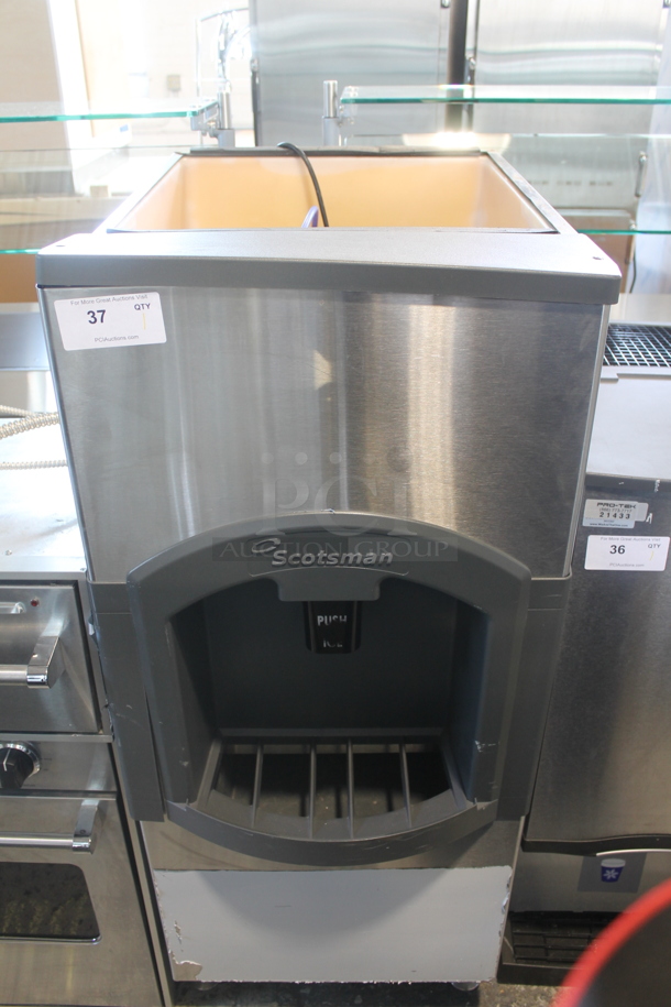 Scotsman HD22B-1A Commercial Stainless Steel Electric Hotel Ice Dispenser. 115V.  - Image 1 of 7