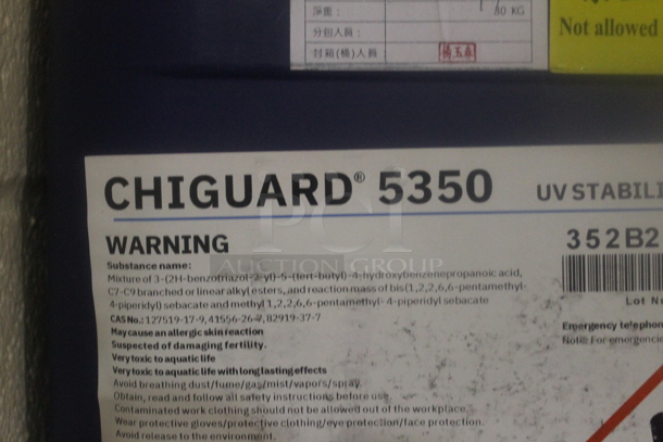 ALL ONE MONEY! TWO TIER PALLET LOT of Buckets of Various Contents Including Chiguard 5350 and Sealant.  BUYER MUST REMOVE. - Image 3 of 12