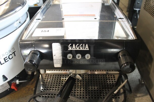 BRAND NEW SCRATCH AND DENT! 2022 Gaggia CGG191A50NU Stainless Steel Commercial Countertop Single Group Espresso Machine w/ Portafilter and Steam Wand. 115 Volts, 1 Phase. Tested and Working! - Image 4 of 10