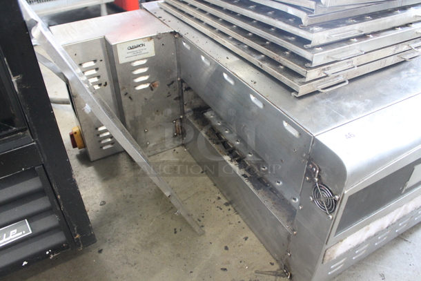 Ovention C20003PH Stainless Steel Commercial Electric Powered Conveyor Pizza Oven. Missing Conveyor Belt. 208/240 Volts, 3 Phase.  - Image 2 of 10