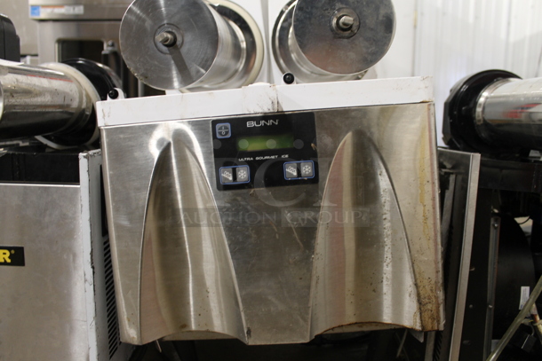 2018 Bunn ULTRA-2 Stainless Steel Commercial Countertop 2 Hopper Slushie Machine. Missing Hoppers. 120 Volts, 1 Phase. Tested and Powers On But Does Not Get Cold - Image 3 of 6