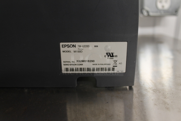 BRAND NEW! Epson M188D Black Receipt Printer. - Image 4 of 4