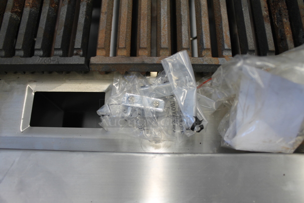 Cooking Performance Group CPG CB-24 Stainless Steel Commercial Countertop Natural Gas Powered Charbroiler Grill. 70,000 BTU. - Image 4 of 11