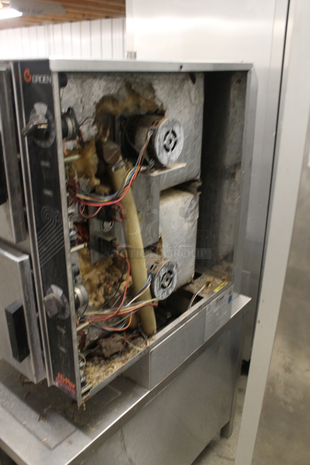 Groen HY-6G Commercial Stainless Steel Natural Gas Double Steamer On Stainless Steel Stand.  - Image 6 of 7