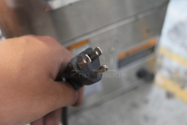 2014 Bunn MHG Commercial Stainless Steel Electric Countertop 2 Hopper Coffee Grinder and Storage System With Black and Orange Tops. 120V, 1 Phase. Tested and Working! - Image 7 of 7