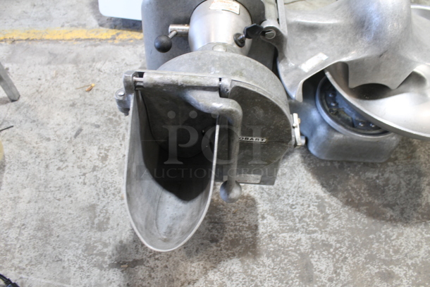 Hobart 84181-D Metal Commercial Countertop Buffalo Chopper w/ S Blade. Comes w/ Pelican Head. 115 Volts, 1 Phase. Tested and Working! - Image 8 of 10