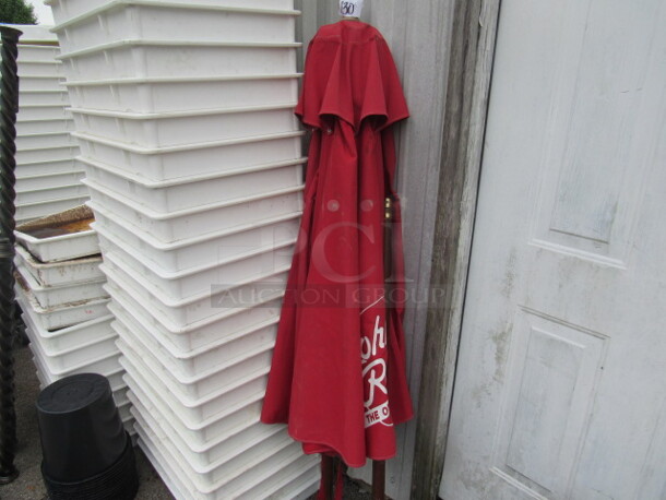 One Red Patio Umbrella.