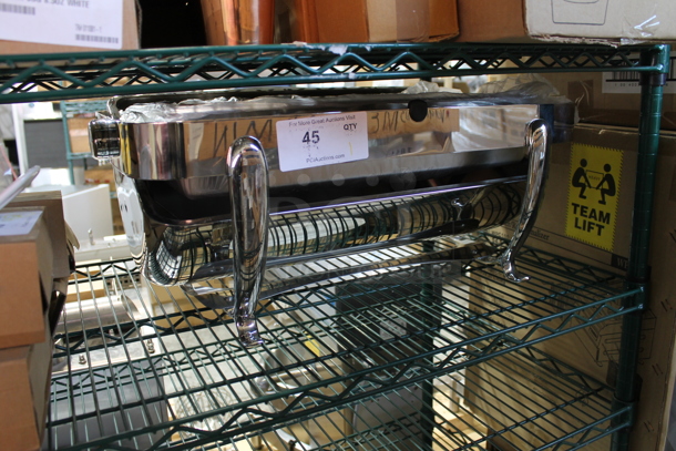 BRAND NEW! Stainless Steel Chafing Dish w/ Rolling Lid. 