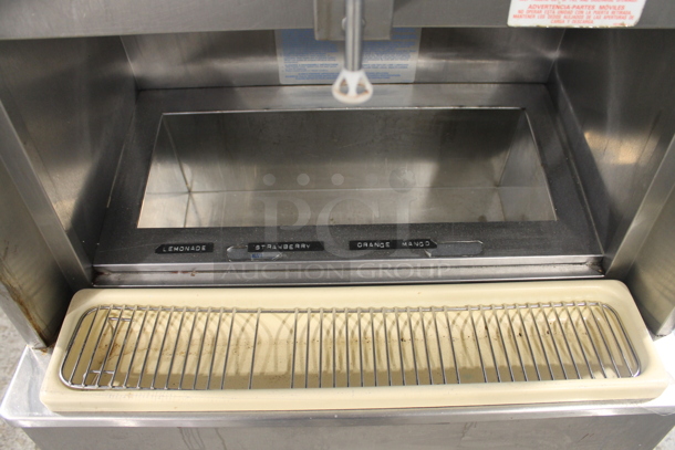 Taylor 342D-27 Stainless Steel Commercial Floor Style Air Cooled 2 Flavor Frozen Beverage Machine w/ Drink Mixer Attachment on Commercial Casters. 208-230 Volts, 1 Phase. - Image 9 of 12