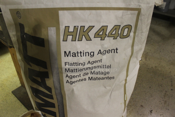 ALL ONE MONEY! Lot of Metal Unit and 2 Bags of HK440 Matting Agent. BUYER MUST REMOVE. - Image 5 of 5