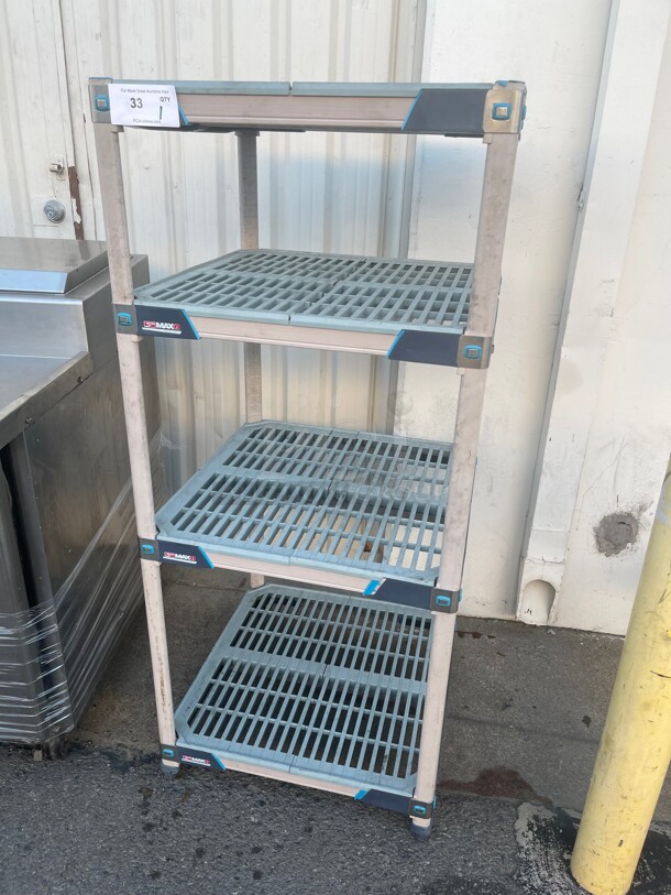 Metro, Antimicrobial MetroMax 4, 4 Tier, Polymer Starter Unit, 24 inch w x 24 inch D x 54 inch H NSF  - Image 2 of 7