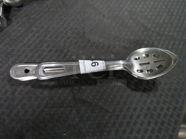 Stainless Steel Slotted Spoon. 4XBID - Image 1 of 1