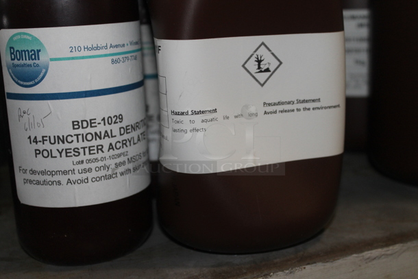 Gray Metal Shelving Unit w/ Contents Including Chemicals. BUYER MUST REMOVE. - Image 6 of 9