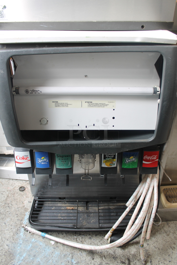 2011 Manitowoc IY0524A-161X Stainless Steel Commercial Ice Machine on Stainless Steel Commercial Countertop 6 Flavor Carbonated Beverage Machine. 115 Volts, 1 Phase. - Image 9 of 12