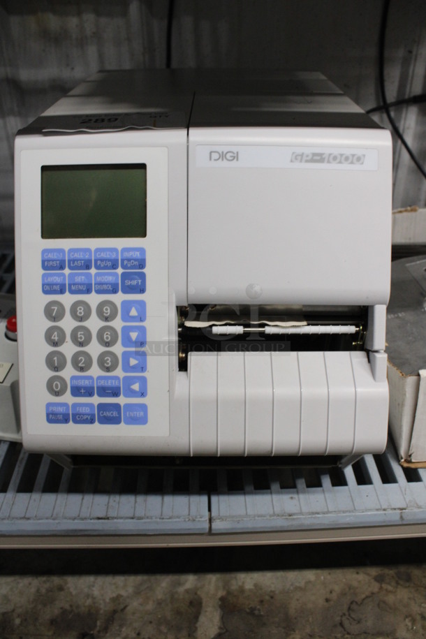 Digi Model GP-1000 Countertop Label Printer. 11x17x12.5