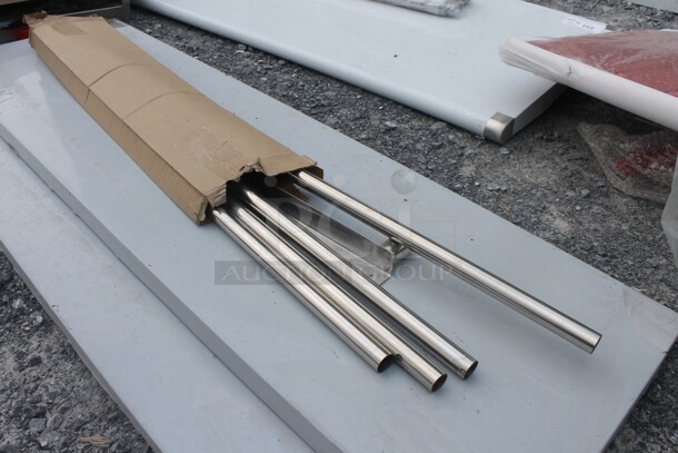 BRAND NEW SCRATCH AND DENT! Avantco 178SSDOS6018 Commercial Stainless Steel Disassembled Double Deck Overshelf.  - Image 4 of 5