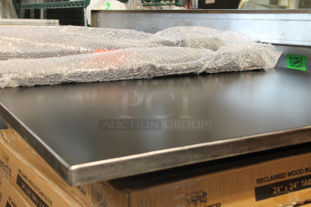 2 BRAND NEW SCRATCH AND DENT! Ahoy 164DABR32BKD Black Dining Height Table. 2 Times Your Bid! - Image 3 of 4