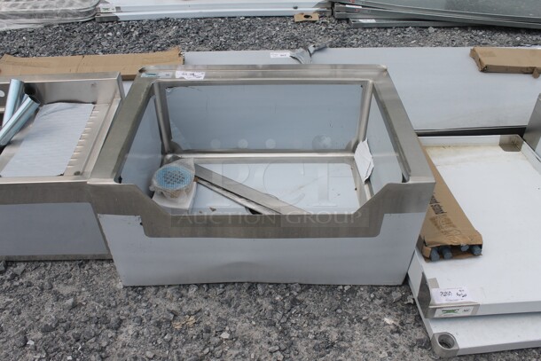 BRAND NEW SCRATCH AND DENT! Regency 600SM202812N Commercial Stainless Steel Floor Mop Sink.  - Image 1 of 5