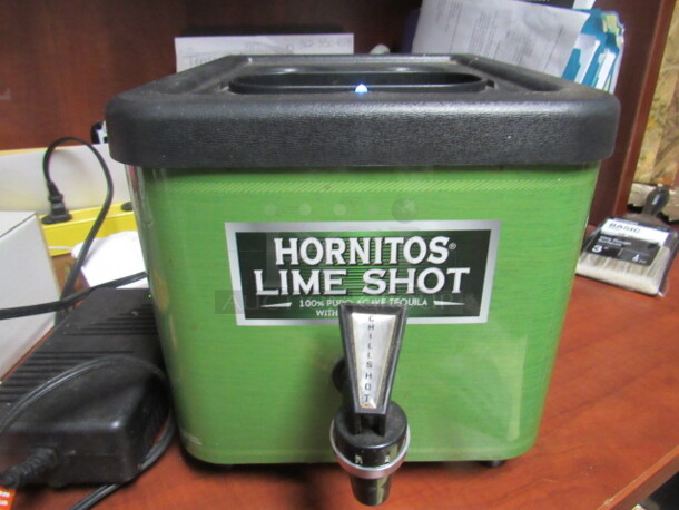 One Hornitos Lime Shot Chiller. Model# VT Shot Chiller. 120 Volt. Working.