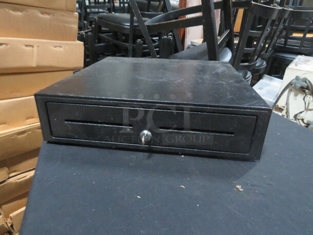 One Cash Drawer With Insert And Key.