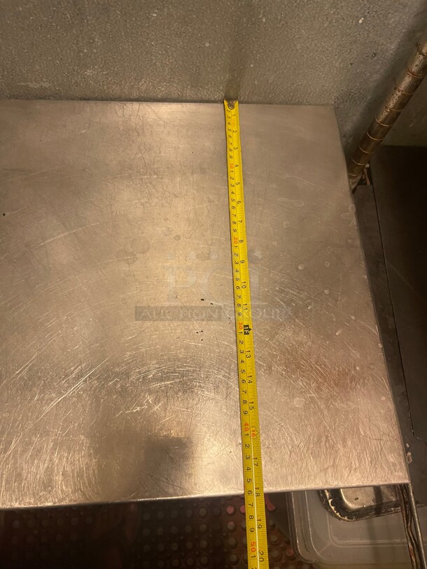 Commercial Stainless Steel Table Perfect for Dishwasher Racks NSF - Image 7 of 7