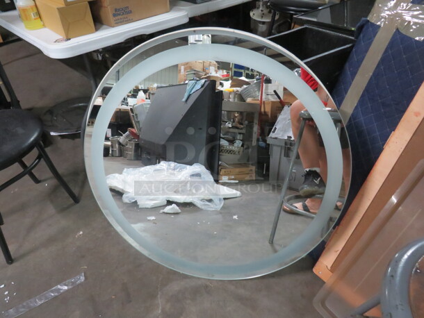 One NEW Awesome 36 Inch Mirror With LED Back Lighting. 