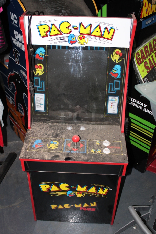 Arcade1Up Pac-Man. Out Of Box. Working. Games: Pac-Man & Pac-Man Plus