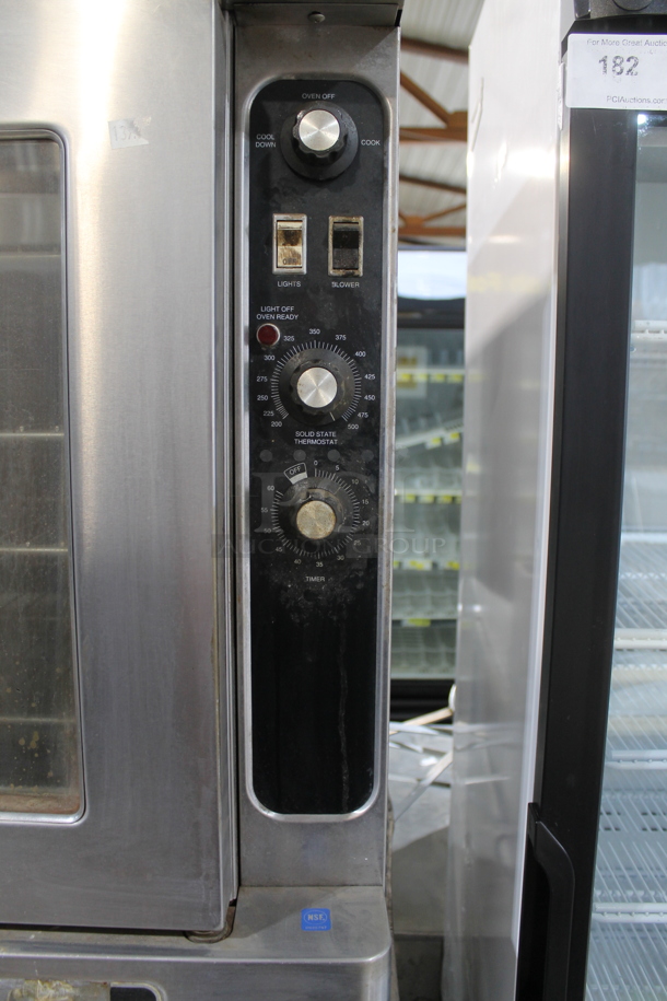 2 Blodgett Stainless Steel Commercial Gas Powered Full Size Convection Ovens w/ View Through Doors, Metal Oven Racks and Thermostatic Controls. 2 Times Your Bid! - Image 2 of 5