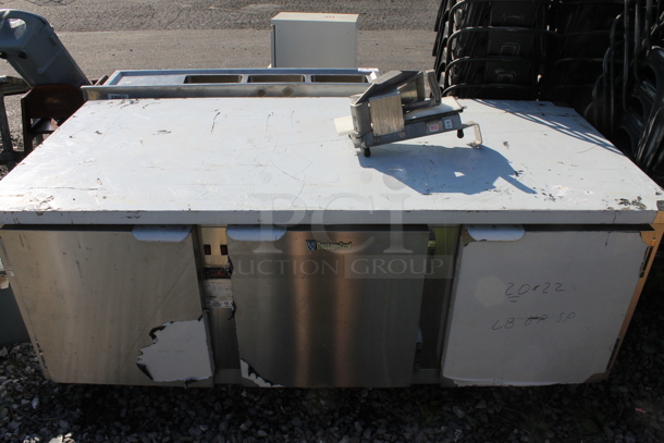 BRAND NEW SCRATCH AND DENT! CustomCool LB6R Stainless Steel Commercial 3 Door Cooler. 115 Volts, 1 Phase. Does Not Come w/ Compressor. - Image 1 of 6