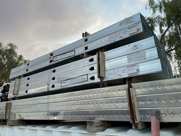 ClarkDietrich ProSTUD 25 3-5/8 in. x 8 ft. Galvanized Steel DRYWALL STUD 25-Gauge EQ, G40, 50KSI. Model: 362PDS125-15. 124x Your Bid - Image 2 of 10